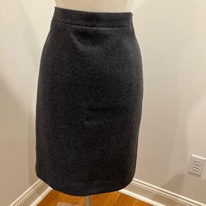J. Crew Dark Gray Pencil Skirt